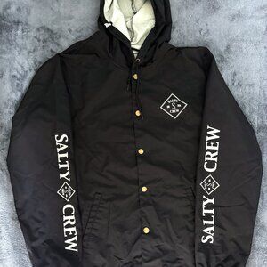Salty Crew Men's Black and White Jacket